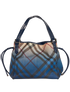 Gradient Check Tote, back view